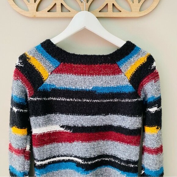 Free People Montmarte Stripe Sweater Sz XS - Picture 6 of 8